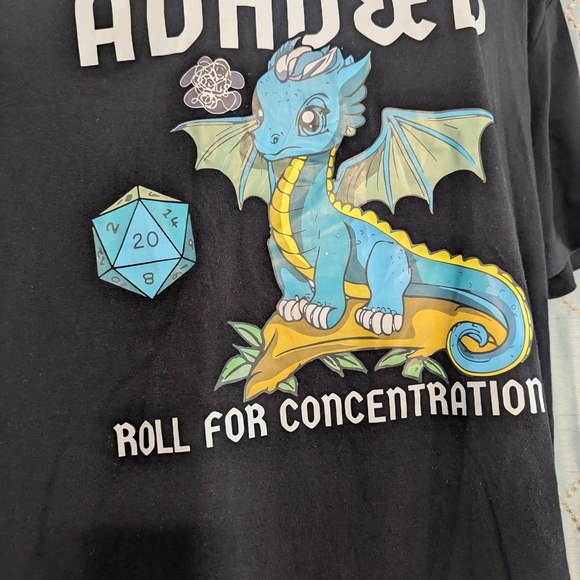 205. NWOT Black Dragon Graphic Kids T-Shirt - Picture 2 of 3